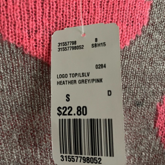 New With Tag Forever 21 Heart Sweater Size Small - Picture 3 of 4